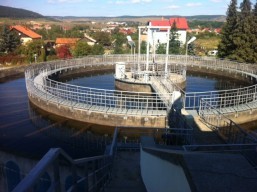 Municipal water treatment plant in Romania