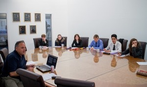Business studies students from St Anne's school visiting Pi.