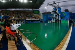 Rio Olympics Green Pool