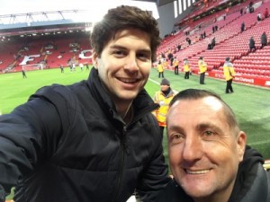 Julius & Craig at Anfield