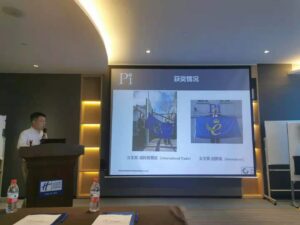 Chen Jiang highlighting Pi's recent Queen's Award success