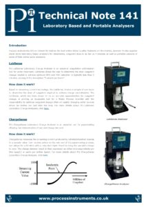 IST141 Laboratory Based and Portable Analysers