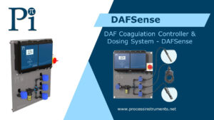 Pi’s DAF coagulation control system is an integrated controller that accepts multiple inputs from multiple sensors including inlet solids pH, and flow.